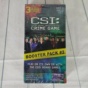 CSI Crime Game  Booster Pack 2 New Sealed